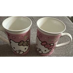 Hello Kitty Mugs (2) by Frankford Candy Sanrio~Pink Candy Theme Vintage 2012